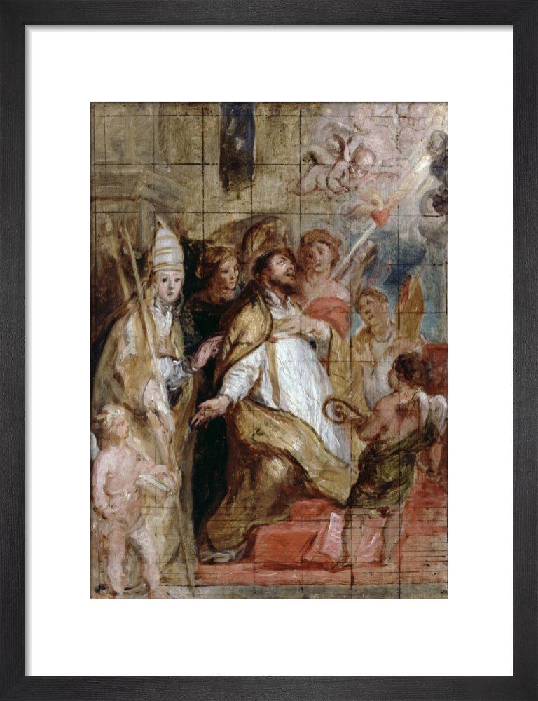 St Augustine in Ecstasy printsdulwichpicturegallery