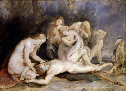Venus mourning Adonis