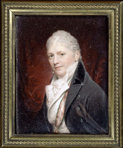 Miniature portrait of Sir Peter Francis Bourgeois