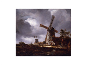 Landscape with Windmills near Haarlem