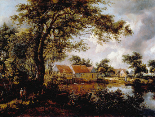 Wooded landscape with a Water-mill