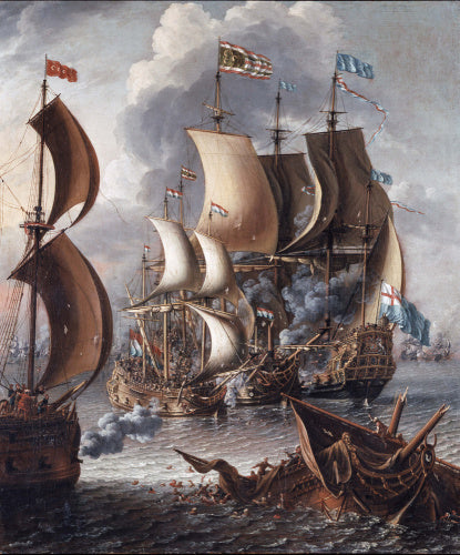A Sea Fight with Barbary Corsairs
