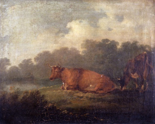 Landscape with Cattle (A Cow Resting)