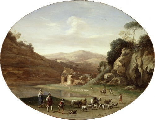 Valley with Ruins and Figures
